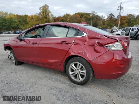 ✅ 2017 Chevrolet Cruze LT • VIN: 3G1BE5SM2HS572207 • Лот: 90628145. Опубликован ранее на Copart с пробегом Не указан. Бесплатный доступ к архиву аукционных продаж из США и подробный отчёт об истории автомобиля на DreamBid. Изображение 2.