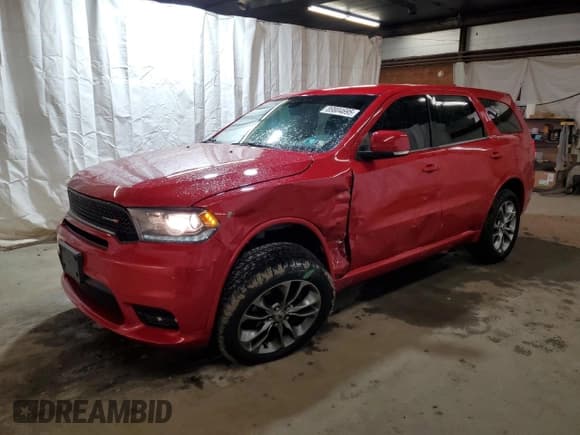 ✅ 2020 Dodge Durango GT • VIN: 1C4RDJDG8LC107633 • Лот: 89804695. Опубликован ранее на Copart с пробегом 50 094 миль. Бесплатный доступ к архиву аукционных продаж из США и подробный отчёт об истории автомобиля на DreamBid. Изображение 1.