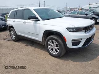 ✅ 2022 Jeep Grand Cherokee Limited • VIN: 1C4RJHBG1N8595107 • Lot: 42416656. Wystawiony na IAAI z przebiegiem 33 574 mil. Bezpłatny archiwum sprzedaży aukcyjnych z USA i szczegółowy raport historii pojazdu na DreamBid. Zdjęcie 1.