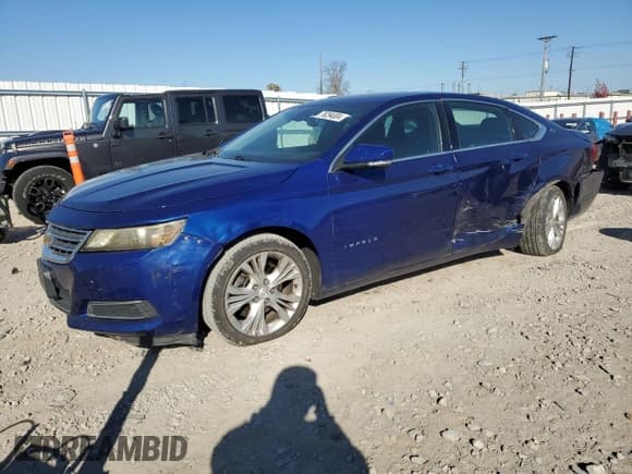 ✅ 2014 Chevrolet Impala LT • VIN: 1G1125S31EU156396 • Лот: 76294004. Опубликован ранее на Copart с пробегом 88 479 миль. Бесплатный доступ к архиву аукционных продаж из США и подробный отчёт об истории автомобиля на DreamBid. Изображение 1.