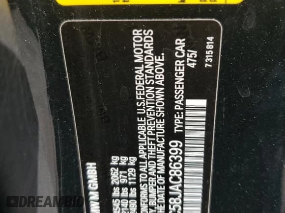 ✅ 2018 BMW M4 • VIN: WBS4Y9C58JAC86399 • Лот: 69149085. Опубликован ранее на Copart с пробегом 24 228 миль. Бесплатный доступ к архиву аукционных продаж из США и подробный отчёт об истории автомобиля на DreamBid. Изображение 13.