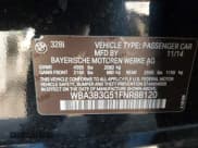 ✅ 2015 BMW 3 Series 328i xDrive • VIN: WBA3B3G51FNR88120 • Lot: 43785774. Listed on IAAI with 170,373 mi. Free auction sales archive from the USA and detailed vehicle history report at DreamBid. Image 9.