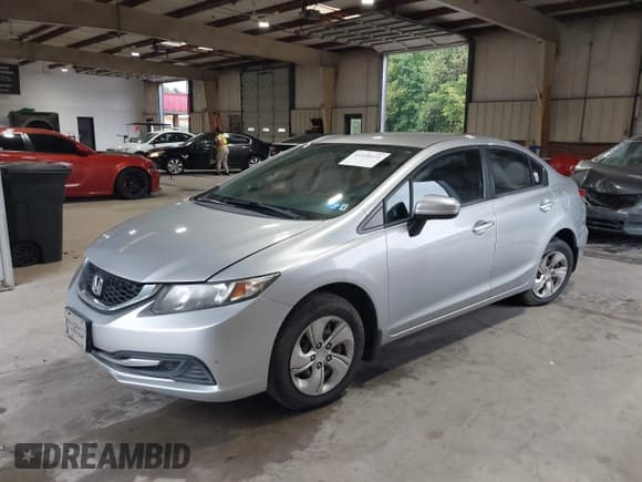 ✅ 2014 Honda Civic LX • VIN: 19XFB2F53EE033298 • Lot: 43338431. Listed on IAAI with 82,532 mi. Free auction sales archive from the USA and detailed vehicle history report at DreamBid. Image 2.