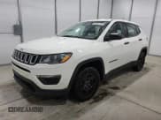 ✅ 2021 Jeep Compass Sport • VIN: 3C4NJCAB5MT560061 • Lot: 70328095. Listed on Copart with 76,635 mi. Free auction sales archive from the USA and detailed vehicle history report at DreamBid. Image 1.