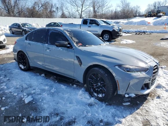 ✅ 2021 BMW M3 Competition • VIN: WBS33AY05MFK88897 • Lot: 87395334. Wystawiony na Copart z przebiegiem 42 740 mil. Bezpłatny archiwum sprzedaży aukcyjnych z USA i szczegółowy raport historii pojazdu na DreamBid. Zdjęcie 4.