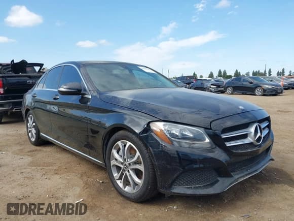 ✅ 2017 Mercedes-Benz C 300 • VIN: 55SWF4JB4HU229566 • Lot: 43166604. Listed on IAAI with 84,896 mi. Free auction sales archive from the USA and detailed vehicle history report at DreamBid. Image 1.