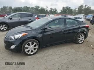 ✅ 2013 Hyundai Elantra Limited • VIN: KMHDH4AE2DU861251 • Lot: 67797435. Listed on Copart with 122,202 mi. Free auction sales archive from the USA and detailed vehicle history report at DreamBid. Image 1.