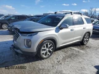 ✅ 2022 Hyundai Palisade SEL • VIN: KM8R4DHE2NU422382 • Лот: 43009195. Опубликован ранее на Copart с пробегом 42 541 миль. Бесплатный доступ к архиву аукционных продаж из США и подробный отчёт об истории автомобиля на DreamBid. Изображение 1.