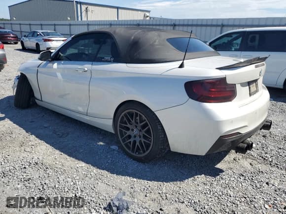 ✅ 2017 BMW 2 Series 230i • VIN: WBA2K9C50HV647170 • Лот: 84833785. Опубликован ранее на Copart с пробегом 84 937 миль. Бесплатный доступ к архиву аукционных продаж из США и подробный отчёт об истории автомобиля на DreamBid. Изображение 2.