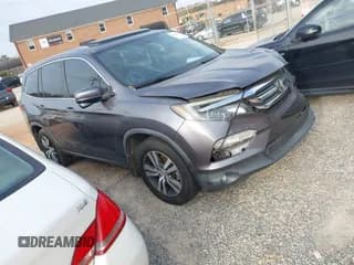 ✅ 2017 Honda Pilot EX-L • VIN: 5FNYF5H54HB036821 • Lot: 43591531. Wystawiony na IAAI z przebiegiem 123 949 mil. Bezpłatny archiwum sprzedaży aukcyjnych z USA i szczegółowy raport historii pojazdu na DreamBid. Zdjęcie 1.