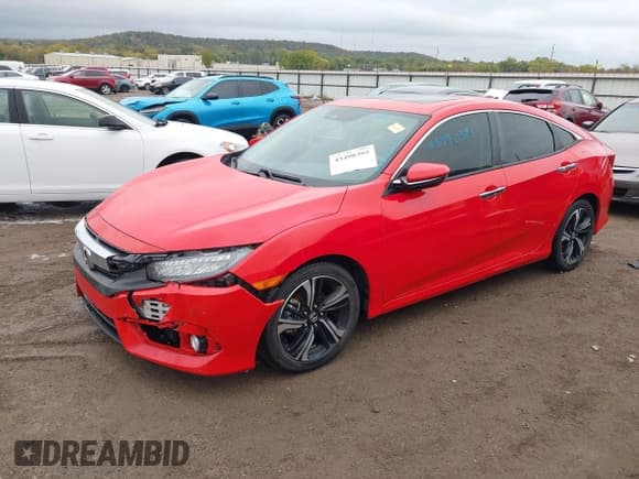 ✅ 2018 Honda Civic Touring • VIN: JHMFC1F97JX043335 • Лот: 43490395. Опубликован ранее на IAAI с пробегом 30 000 миль. Бесплатный доступ к архиву аукционных продаж из США и подробный отчёт об истории автомобиля на DreamBid. Изображение 2.