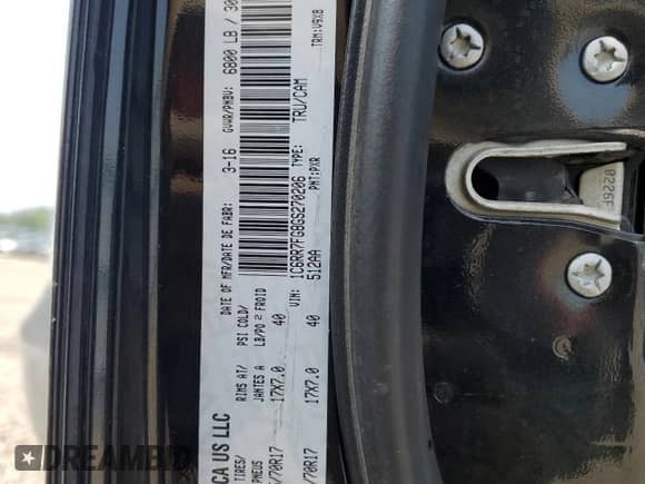 2016 Ram 1500 Express with VIN 1C6RR7FG8GS270206, listed as a Copart auction lot 68257595 with 159,347 mi miles and Salvage title. Bid and sale history available at DreamBid. Image 12.