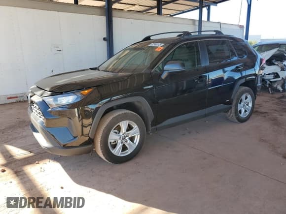 ✅ 2021 Toyota RAV4 Hybrid LE • VIN: 4T3LWRFV3MU013913 • Lot: 82568145. Listed on Copart with 40,900 mi. Free auction sales archive from the USA and detailed vehicle history report at DreamBid. Image 1.
