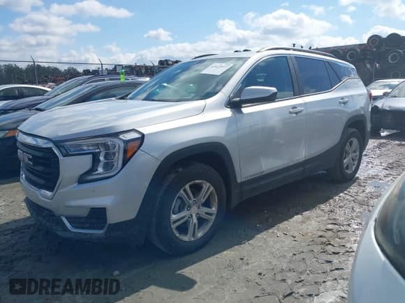 ✅ 2022 GMC Terrain SLE • VIN: 3GKALMEV2NL202036 • Lot: 41622977. Listed on IAAI with 43,313 mi. Free auction sales archive from the USA and detailed vehicle history report at DreamBid. Image 2.