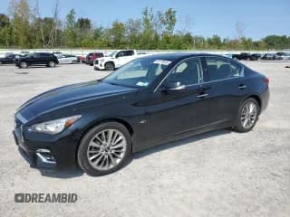 ✅ 2020 Infiniti Q50 Luxe • VIN: JN1EV7AR7LM254883 • Lot: 80170645. Listed on Copart with 149,704 mi. Free auction sales archive from the USA and detailed vehicle history report at DreamBid. Image 1.
