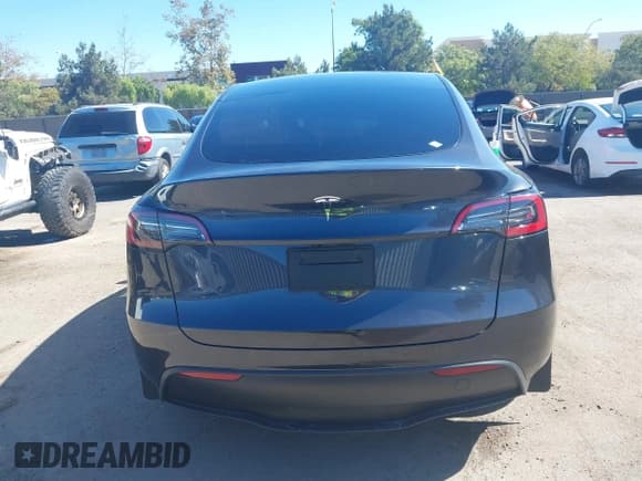 ✅ 2025 Tesla Model Y Long Range • VIN: 7SAYGDED9SF215904 • Lot: 43470903. Listed on IAAI with 27,348 mi. Free auction sales archive from the USA and detailed vehicle history report at DreamBid. Image 16.