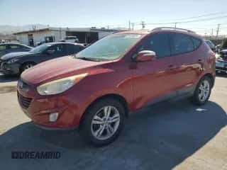 2013 Hyundai Tucson GLS z VIN KM8JU3AC3DU727193, wystawiony jako Copart lot #67418624 z przebiegiem 163 123 mil mil oraz Czysty tytuł • Clean title. Historia ofert i sprzedaży dostępna na DreamBid. Obrazek 1.