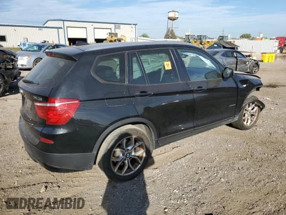✅ 2012 BMW X3 35i • VIN: 5UXWX7C51CL737800 • Lot: 81906635. Listed on Copart with 118,643 mi. Free auction sales archive from the USA and detailed vehicle history report at DreamBid. Image 3.