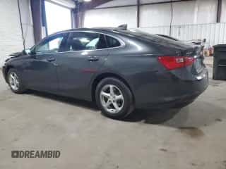 2017 Chevrolet Malibu LS z VIN 1G1ZB5ST2HF261217, wystawiony jako Copart lot #84001445 z przebiegiem 51 369 mil mil oraz Szkoda całkowita • Salvage title. Historia ofert i sprzedaży dostępna na DreamBid. Obrazek 2.