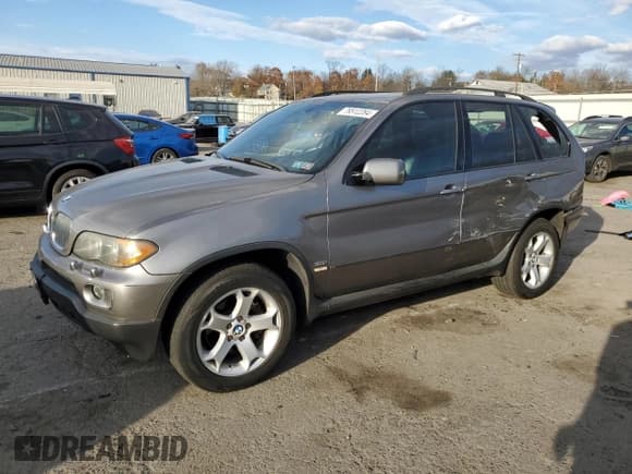 ✅ 2005 BMW X5 3.0i • VIN: 5UXFA13565LY03436 • Лот: 67423595. Опубликован ранее на Copart с пробегом 151 248 миль. Бесплатный доступ к архиву аукционных продаж из США и подробный отчёт об истории автомобиля на DreamBid. Изображение 1.