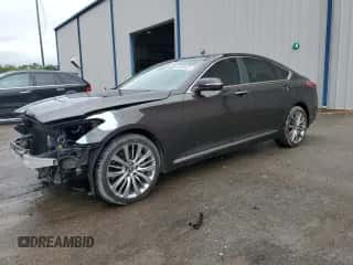 2015 Hyundai Genesis 3.8L z VIN KMHGN4JE2FU016182, wystawiony jako Copart lot #66024423 z przebiegiem 171 835 mil mil oraz . Historia ofert i sprzedaży dostępna na DreamBid. Obrazek 1.