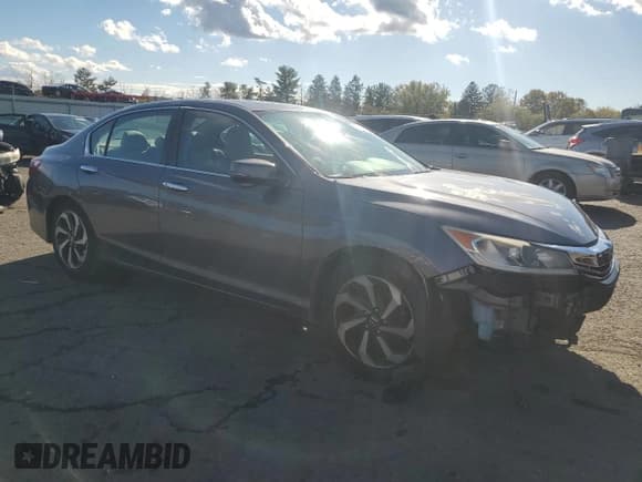 ✅ 2016 Honda Accord EX-L • VIN: 1HGCR2F81GA006861 • Lot: 89436645. Listed on Copart with 74,251 mi. Free auction sales archive from the USA and detailed vehicle history report at DreamBid. Image 4.