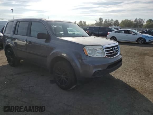 2014 Honda Pilot LX with VIN 5FNYF3H22EB003483, listed as a Copart auction lot 85275195 with Not provided miles and Salvage title. Bid and sale history available at DreamBid. Image 4.