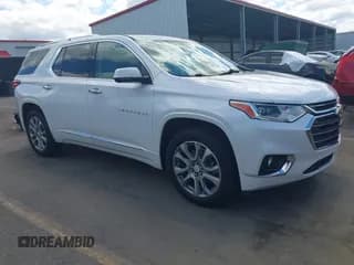 ✅ 2021 Chevrolet Traverse Premier • VIN: 1GNEVKKWXMJ124871 • Lot: 43177918. Wystawiony na IAAI z przebiegiem 102 504 mil. Bezpłatny archiwum sprzedaży aukcyjnych z USA i szczegółowy raport historii pojazdu na DreamBid. Zdjęcie 1.