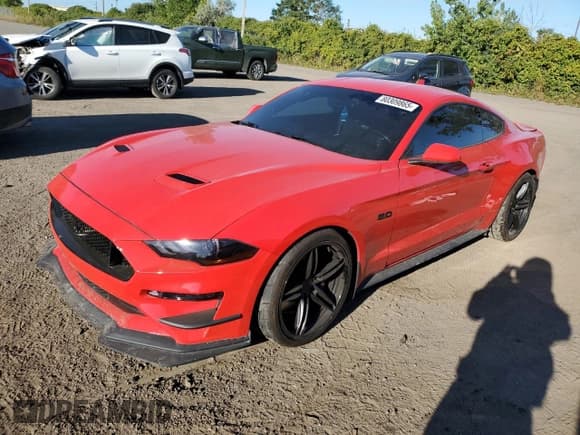 ✅ 2020 Ford Mustang GT • VIN: 1FA6P8CF7L5151564 • Lot: 80309865. Listed on Copart with 47,659 mi. Free auction sales archive from the USA and detailed vehicle history report at DreamBid. Image 1.
