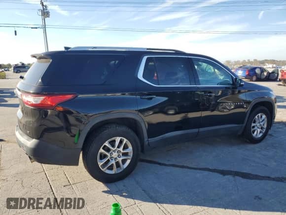 2018 Chevrolet Traverse LT Cloth z VIN 1GNERGKW8JJ165478, wystawiony jako Copart lot #91598375 z przebiegiem 71 693 mil mil oraz Czysty tytuł • Clean title. Historia ofert i sprzedaży dostępna na DreamBid. Obrazek 3.