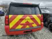 2016 Chevrolet Tahoe Commercial with VIN 1GNSKFEC6GR335043, listed as a Copart auction lot 42378045 with 114,690 mi miles and Salvage title. Bid and sale history available at DreamBid. Image 6.