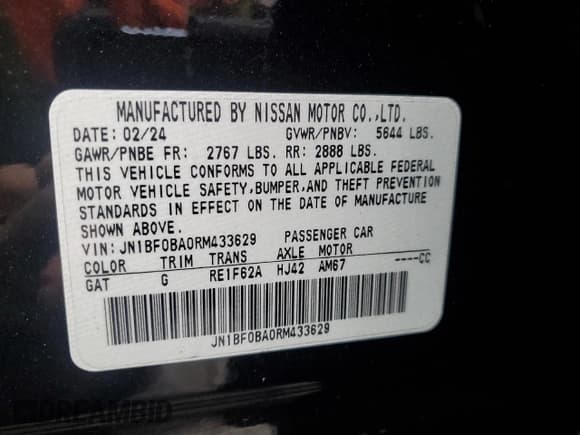 ✅ 2024 Nissan ARIYA Evolve+ • VIN: JN1BF0BA0RM433629 • Lot: 85198575. Wystawiony na Copart z przebiegiem 8 016 mil. Bezpłatny archiwum sprzedaży aukcyjnych z USA i szczegółowy raport historii pojazdu na DreamBid. Zdjęcie 13.