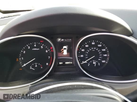 ✅ 2018 Hyundai Santa Fe Ultimate • VIN: 5XYZWDLA2JG505521 • Lot: 36359633. Listed on Copart with 46,847 mi. Free auction sales archive from the USA and detailed vehicle history report at DreamBid. Image 9.