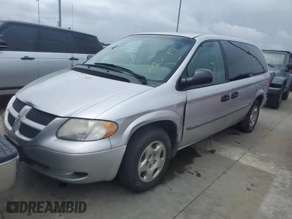 2001 Dodge Caravan SE with VIN 1B4GP24311B254538, listed as a Copart auction lot 74230414 with Not provided miles and Salvage title. Bid and sale history available at DreamBid. Image 1.