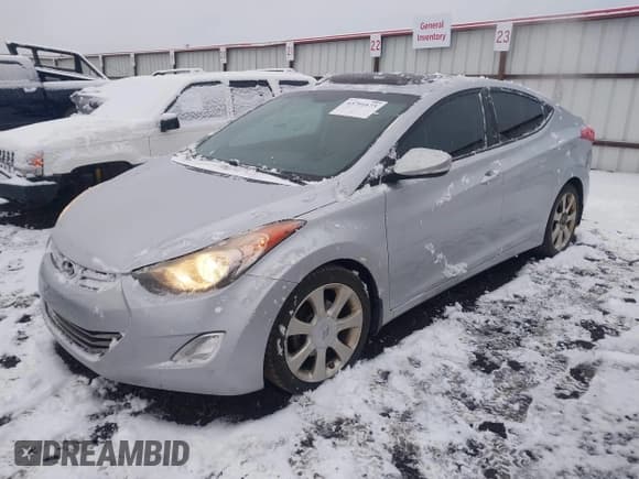 ✅ 2013 Hyundai Elantra GLS • VIN: 5NPDH4AE0DH152686 • Lot: 43791673. Listed on IAAI with 166,278 mi. Free auction sales archive from the USA and detailed vehicle history report at DreamBid. Image 2.
