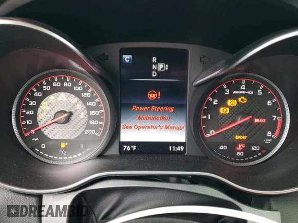 ✅ 2015 Mercedes-Benz C 63 S AMG • VIN: 55SWF8HB8FU074532 • Lot: 51031822. Listed on Copart with Not provided. Free auction sales archive from the USA and detailed vehicle history report at DreamBid. Image 8.