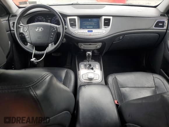 2013 Hyundai Genesis 3.8L with VIN KMHGC4DD4DU232766, listed as a Copart auction lot 82546665 with 156,839 mi miles and Salvage title. Bid and sale history available at DreamBid. Image 8.