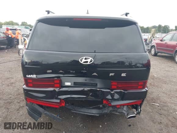 2025 Hyundai Santa Fe SEL with VIN 5NMP24GL4SH124677, listed as a IAAI auction lot 43280053 with 3,956 mi miles and . Bid and sale history available at DreamBid. Image 17.