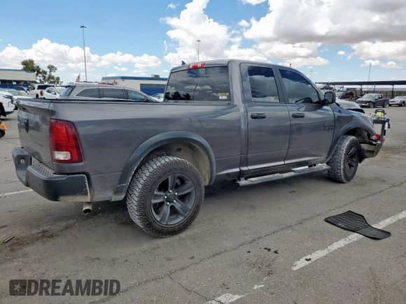 2021 Ram 1500 Warlock z VIN 1C6RR6GG0MS550996, wystawiony jako Copart lot #63658915 z przebiegiem 90 805 mil mil oraz Szkoda całkowita • Salvage title. Historia ofert i sprzedaży dostępna na DreamBid. Obrazek 3.