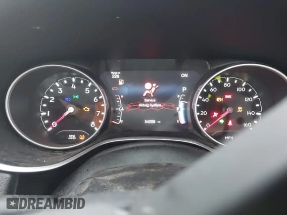 ✅ 2021 Jeep Compass Latitude • VIN: 3C4NJDBB1MT569831 • Lot: 43651737. Listed on IAAI with 87,223 mi. Free auction sales archive from the USA and detailed vehicle history report at DreamBid. Image 7.