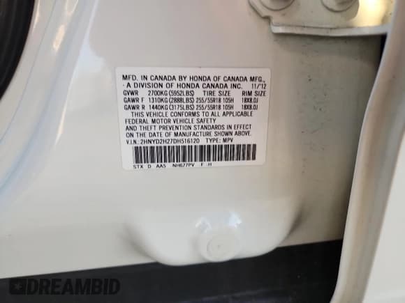 ✅ 2013 Acura MDX • VIN: 2HNYD2H27DH516120 • Лот: 84368695. Опубликован ранее на Copart с пробегом 136 315 миль. Бесплатный доступ к архиву аукционных продаж из США и подробный отчёт об истории автомобиля на DreamBid. Изображение 13.