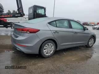 2018 Hyundai Elantra SE with VIN KMHD74LF8JU658577, listed as a Copart auction lot 90229815 with 84,191 mi miles and Salvage title. Bid and sale history available at DreamBid. Image 3.