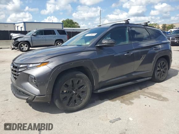 ✅ 2024 Hyundai Tucson XRT • VIN: KM8JF3DE7RU266692 • Lot: 61579815. Wystawiony na Copart z przebiegiem 32 805 mil. Bezpłatny archiwum sprzedaży aukcyjnych z USA i szczegółowy raport historii pojazdu na DreamBid. Zdjęcie 1.