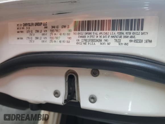 ✅ 2011 Ram 1500 SLT • VIN: 1D7RB1GP2BS534284 • Lot: 85399715. Listed on Copart with 228,661 mi. Free auction sales archive from the USA and detailed vehicle history report at DreamBid. Image 12.