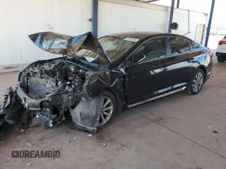 2017 Hyundai Sonata Limited z VIN 5NPE34AF9HH510918, wystawiony jako Copart lot #81723135 z przebiegiem 78 825 mil mil oraz Szkoda całkowita • Salvage title. Historia ofert i sprzedaży dostępna na DreamBid. Obrazek 1.