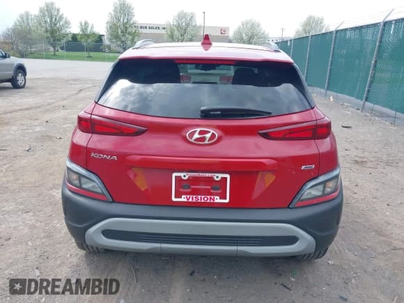 ✅ 2022 Hyundai Kona SEL • VIN: KM8K6CAB4NU924607 • Lot: 42155527. Listed on IAAI with 12,820 mi. Free auction sales archive from the USA and detailed vehicle history report at DreamBid. Image 16.