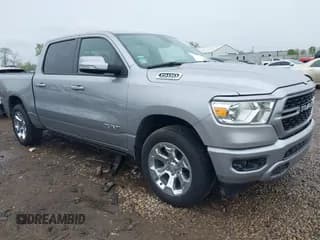 ✅ 2022 Ram 1500 Lone Star • VIN: 1C6SRFFTXNN411913 • Lot: 42120149. Listed on IAAI with 55,032 mi. Free auction sales archive from the USA and detailed vehicle history report at DreamBid. Image 1.