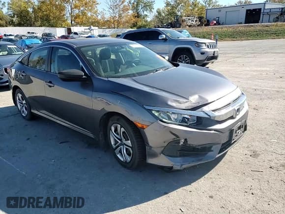 ✅ 2017 Honda Civic LX • VIN: 19XFC2F52HE022391 • Lot: 90632445. Listed on Copart with 58,144 mi. Free auction sales archive from the USA and detailed vehicle history report at DreamBid. Image 13.