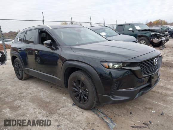 ✅ 2025 Mazda CX-50 S Premium • VIN: 7MMVABDM7SN334320 • Lot: 43597828. Listed on IAAI with 11,321 mi. Free auction sales archive from the USA and detailed vehicle history report at DreamBid. Image 1.