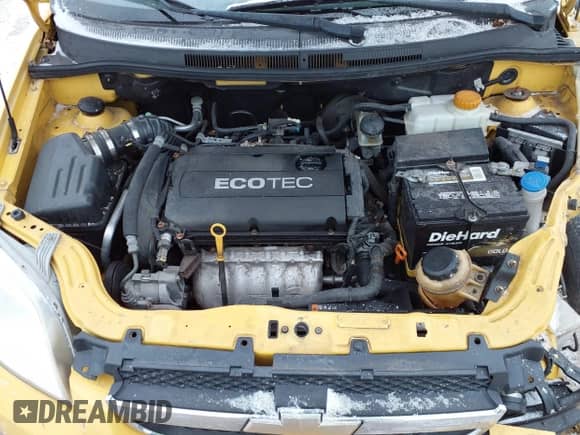 2011 Chevrolet Aveo 1LT z VIN KL1TD5DE2BB124564, wystawiony jako IAAI lot #41388512 z przebiegiem 109 833 mil mil oraz . Historia ofert i sprzedaży dostępna na DreamBid. Obrazek 10.